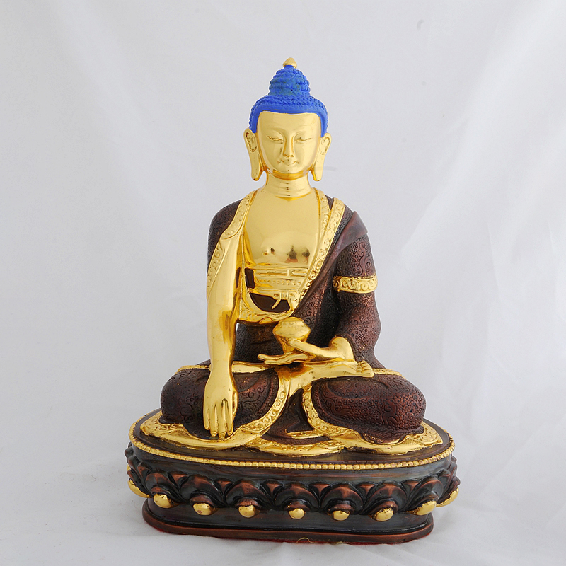 Copper Buddha statue